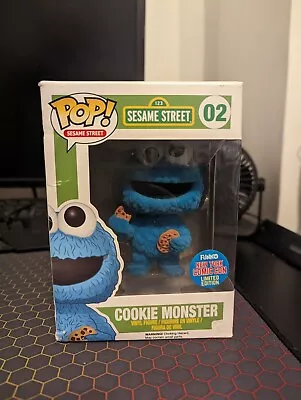 Buy Funko Pop Cookie Monster 02 Flocked Sesame Street NYCC 2015 Exclusive Box Damage • 47.95£