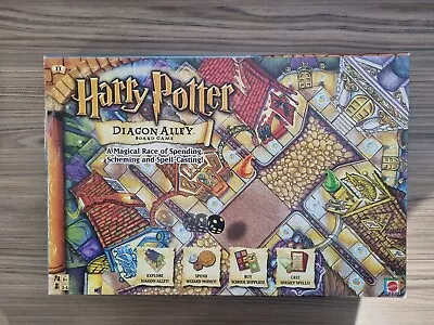 Buy Vintage Harry Potter Diagon Alley Board Game Mattel 2001 *1 ITEM MISSING* • 16.49£