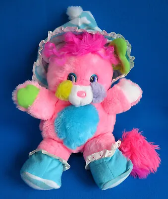 Buy BABY CRIBSY PINK Plush POPPLES DOLL Soft Toy Hat Shoes MATTEL VINTAGE 80'S • 34.99£