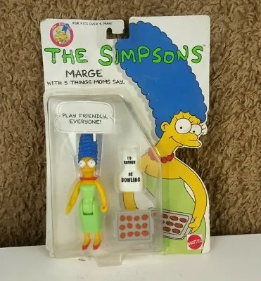 Buy Vintage The Simpsons MARGE SIMPSON 5  Mattel Figure 1990 #B • 23.99£