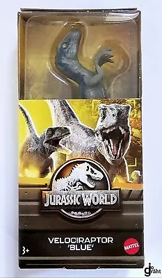 Buy Jurassic World Velociraptor Blue Dinosaur Toy Figure, HMK81, Mattel New Sealed • 7£