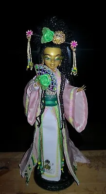 Buy 1 Monster High Doll JINAFIRE Repainted Japanese Lady Lotus Flower  • 171.23£