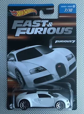 Buy Hot Wheels Bugatti Veyron 1:64 Fast And Furious HNT17 • 8.95£