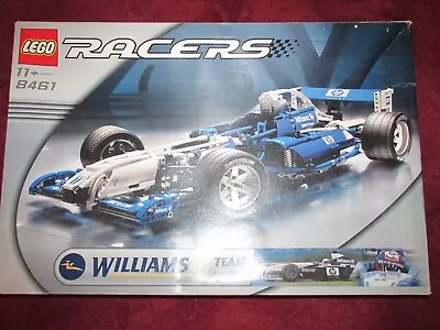 Buy Lego Racers WILLIAMS F1 Car Technic 8461 - VERY RARE From 2002 • 184£