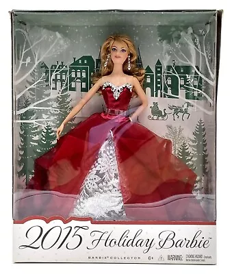 Buy 2015 Holiday Barbie Doll / Barbie Collector / Mattel CHR76 / NrfB, Original Packaging • 71.82£