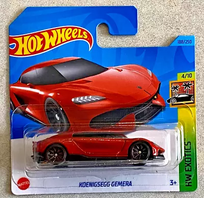 Buy Hot Wheels  - Koenigsegg Gemera - Red - 4/10 - Short Card  (a) • 3£