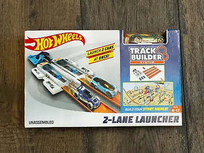 Buy Hot Wheels Track Builder System 2-Lane Launcher Playset & Car Launches • 40.06£