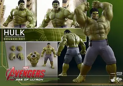Buy Dpd Express Hot Toys 1/6 Avengers: Age Of Ultron Mms287 Hulk Deluxe Set Figure • 709.99£