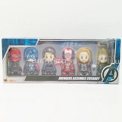 Buy Marvel Avengers Assemble Cosbaby Mini Figures 2012 Hot Toys Thor Loki Cap NRFB • 68.46£
