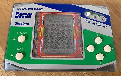 Buy Gakken Soccer 1983 Vintage Electronic LCD Card Game -🔥Was £300.00 Now £135.00🔥 • 135£