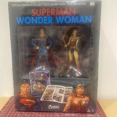 Buy Eaglemoss Special Edition Collectors Guide With Superman / Wonder Woman Figures • 12£