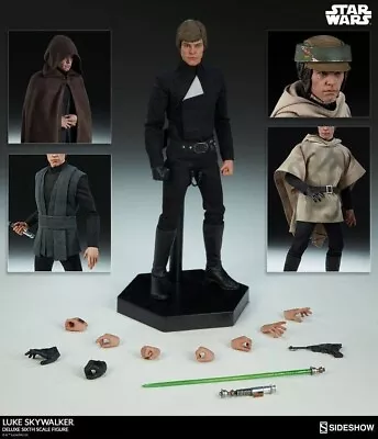 Buy 1/6 Luke Skywalker 30CM - SIDESHOW - Star Wars Episode VI Deluxe Figure • 231.57£