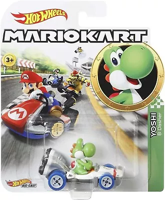 Buy 2023 Hot Wheels Mario Kart Yoshi B-Dasher Kart • 13.95£