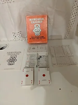 Buy Vintage Armchair Cricket Card Game - Norfolk House (1981) - Complete & Checked • 12.99£