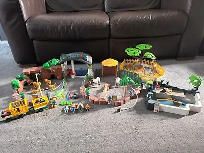 Buy Playmobil 4850 Large Zoo Playset, Animals Figures Accessories 3242 Vehicle • 59£