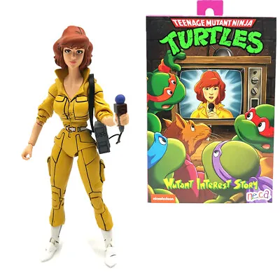Buy NECA April O'Neil Ultimate Teenage Mutant Ninja Turtles Cartoon 7  Figure TMNT • 59.99£