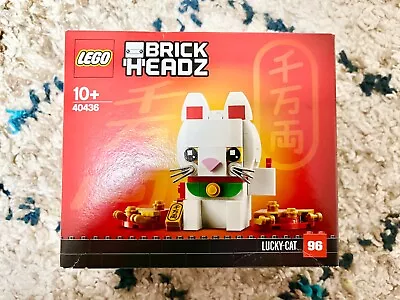 Buy LEGO BRICKHEADZ: Lucky Cat (40436) - New In Factory Sealed Box • 19.99£
