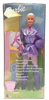Buy 2002 Horse Lovin' Barbie Doll / Dressage Rider / Mattel B1317, NrfB • 81.84£