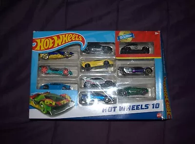Buy Hot Wheels 10-Car Gift Pack (54886) Opened But Unused  • 12£