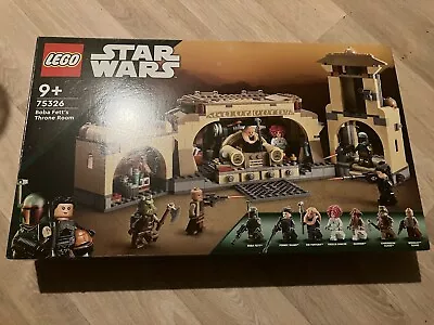 Buy LEGO Star Wars 75326 Boba Fett's Throne Room Brand New Sealed BNIB • 64.99£