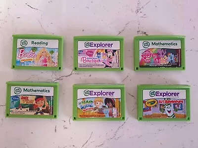 Buy LeapFrog LeapPad Explorer X6 Games Bundle Barbie Etc • 9.95£