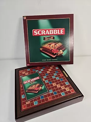 Buy Scrabble Deluxe Board Game (incomplete) • 20£
