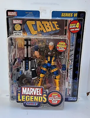 Buy Marvel Legends Series VIX -Men - CABLE (ToyBiz, 2004) 4-Comic Variant NEW • 75£