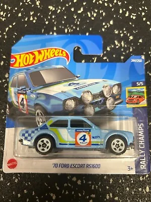 Buy FORD ESCORT RS1600 BLUE Hot Wheels 1:64 **COMBINE POSTAGE** • 3.45£