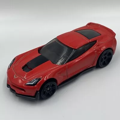Buy Hot Wheels Corvette C7 Z06 Red Black Dtw79 2016 Rare 1:64 • 3.49£