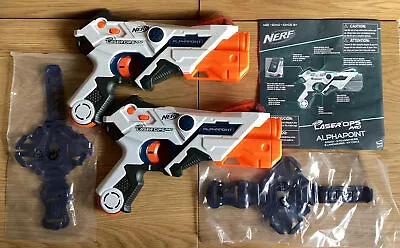 Buy Nerf Laser Ops Pro Alphapoint Guns With Phone Straps • 11.99£