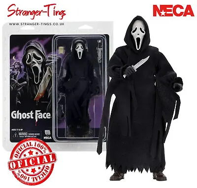 Buy NECA Scream Ghostface Horror Movie Scale Clothed Offical Action Figure 41373 • 45.99£