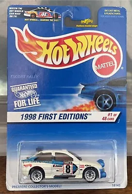 Buy Hot Wheels Ford Escort Rally White 1998 First Edition Die-cast • 11£