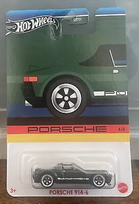 Buy Hot Wheels Porsche 914-6 Green Chase Porsche Series 2024 Die-cast • 30£