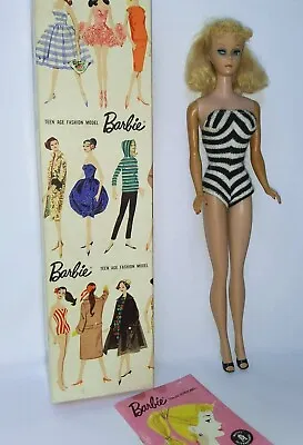 Buy Vintage 1960's Barbie Doll Blonde Ponytail Japan Original Box Accessories Shoes • 2,320.72£