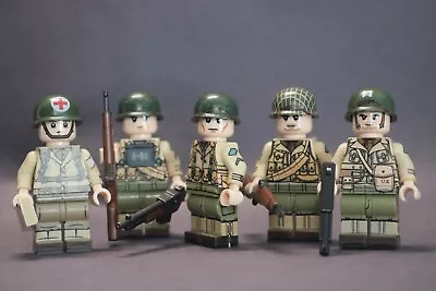 Buy Lego World War 2 D Day American Soldier And Medic Custom Minifigures Squad • 14.99£
