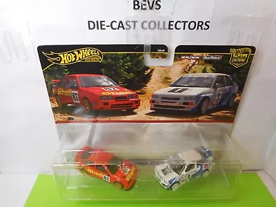 Buy Hot Wheels Car Culture Ford Cosworth 2 Pack Real Riders • 24.99£