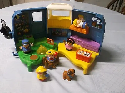Buy Fisher Price Little People  RV /Camper Van With 6 Figures With Sounds & Songs • 18£