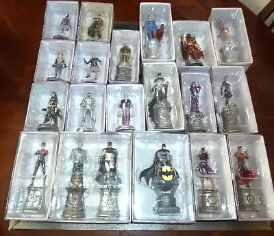 Buy Eaglemoss DC Comic Collection Chessboard  & 37 Chess Pieces Boxed & 12 Magazines • 49.99£