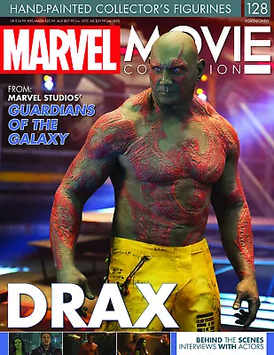 Buy Marvel Movie Figure Collection   #128 Drax Prison   New Sealed  Magazine • 6.90£