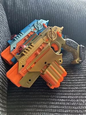Buy Nerf Lazer Tag Phoenix LTX Blue & Orange 2-Players Laser Blaster Pistol Guns • 9.99£