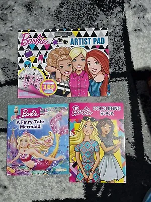 Buy Barbie Bundle Artist Pad, Book & Colouring Book • 6.50£