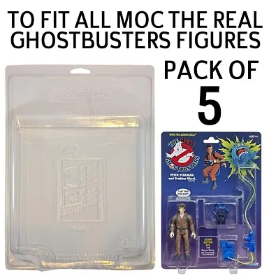 Buy 5 Pack Of Protective Cases For MOC The Real Ghostbusters Figures - AFTDLX • 45£