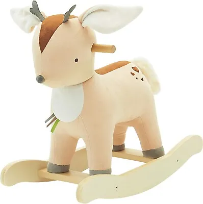 Buy Labebe Designer Wooden Rocking Deer Rocker Reindeer Horse Toy - Toddler Boy Girl • 58.95£