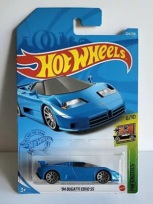 Buy Hot Wheels Blue '94 Bugatti EB110 SS 2021 • 6.35£