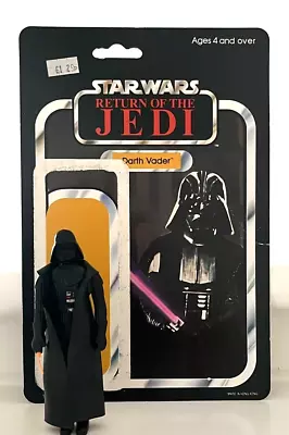 Buy Vintage Star Wars Darth Vader Figure With Return Of The Jedi  65 Card Back • 75£