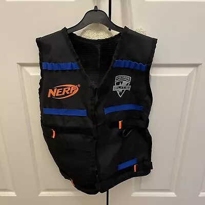 Buy Nerf-n-strike Elite Tactical Vest. Black 8years+ Vgc • 7£