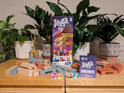 Buy Hasbro Jenga: Fortnite Edition Block Stacking Game (No Spinner, Extra Blocks) • 10.99£