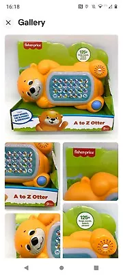 Buy Fisher-Price A To Z Otter  125 + Songs Sounds Tunes And Phrases BNIB • 15£