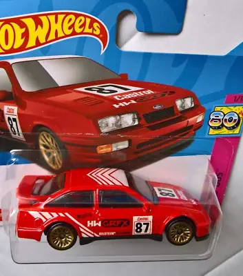 Buy Hot Wheels 2023 - FORD SIERRA COSWORTH 1987 - Red - Boxed Sealed • 3.50£