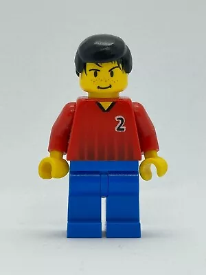 Buy Lego Soc061 Minifigure Soccer Shirt Team #2 On Back And Front Football • 4.99£